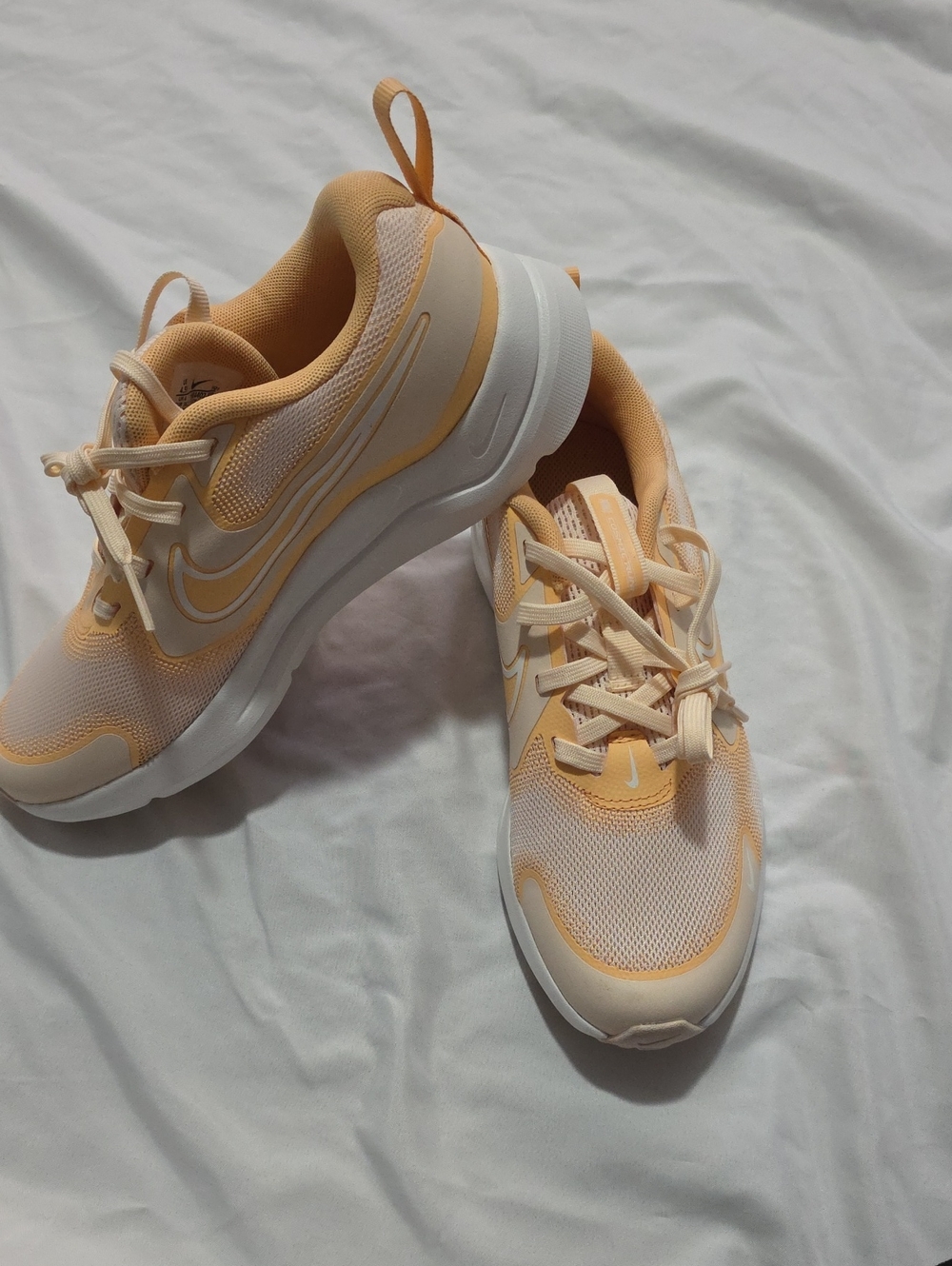 Girls Peach Athletic Sneakers - Lightweight Comfort